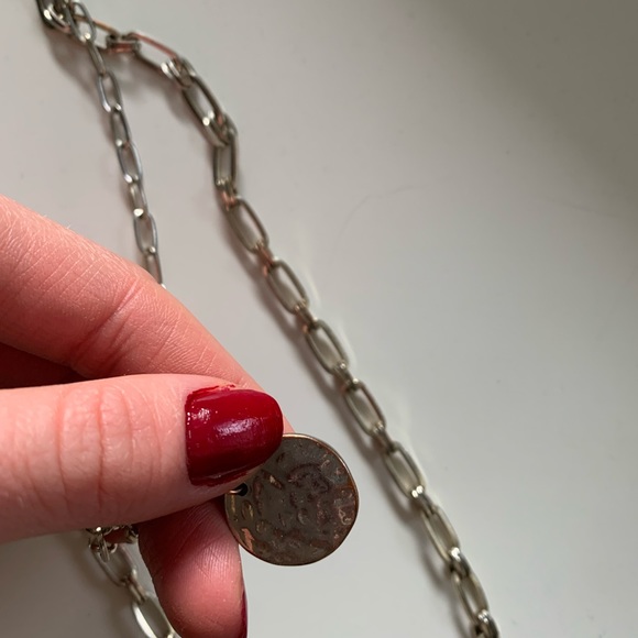 Layered gold chain necklace - Picture 5 of 7